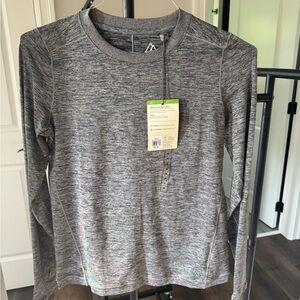 Alpine Heather Gray Athletic Top
